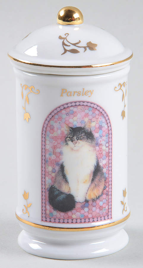 Cats of Distinction Parsley - Spice Jar Set-Ind Jar-Motif 18 by Lenox-1