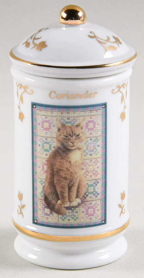 Cats of Distinction Coriander - Spice Jar Set-Ind Jar-Motif 8 by Lenox-1