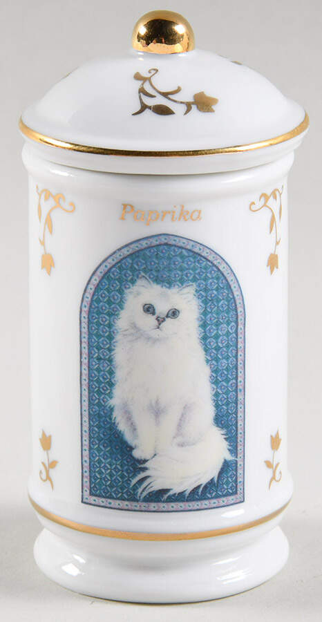Cats of Distinction Paprika - Spice Jar Set-Ind Jar-Motif 17 by Lenox-1
