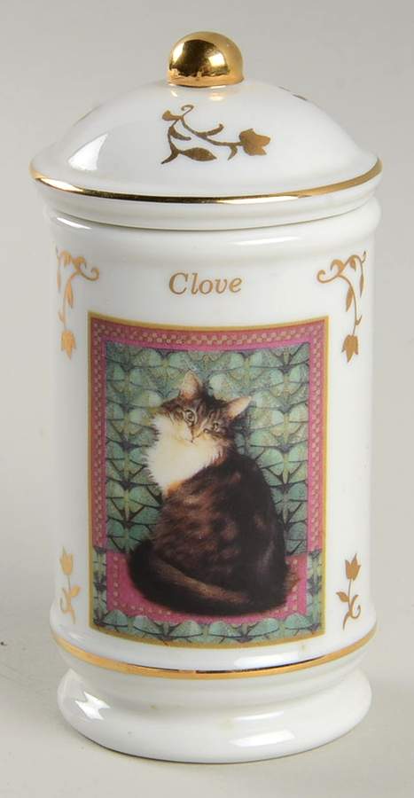 Cats of Distinction Clove - Spice Jar Set-Ind Jar-Motif 7 by Lenox-1