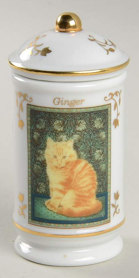 Cats of Distinction Ginger - Spice Jar Set-Ind Jar-Motif 11 by Lenox-1