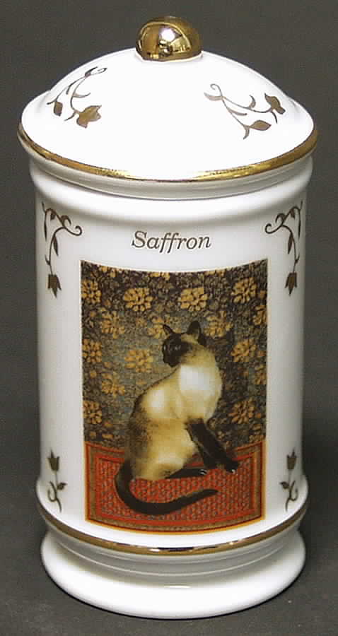 Cats of Distinction Saffron - Spice Jar Set-Ind Jar-Motif 21 by Lenox-1