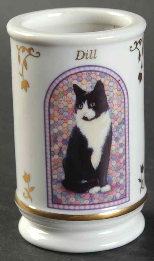 Cats of Distinction Dill-No Lid - Spice Jar-Ind Jar/Nolid-Motif9 by Lenox-1