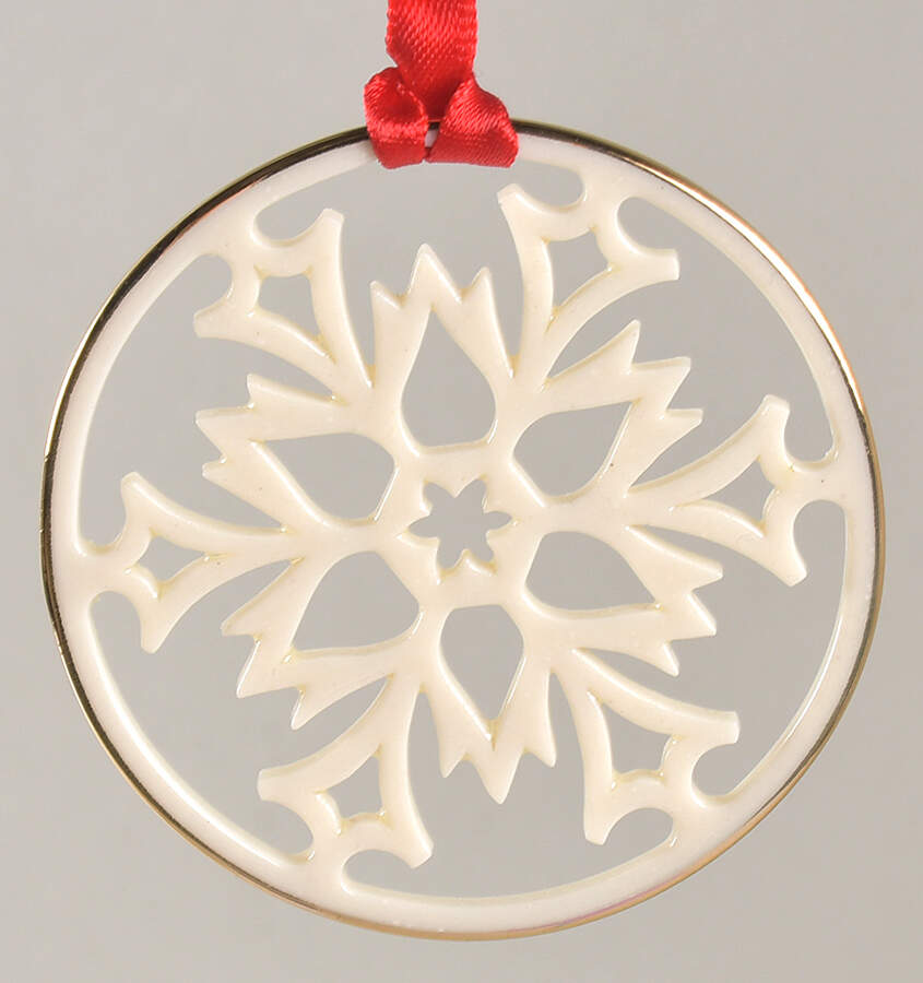 Snowflake-Ornament Ice Flower - With Box by Lenox-1