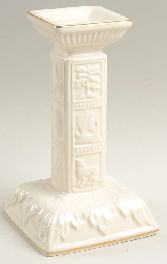 Judaic Collection Candlestick/Sabbath - Sabbath Candlestick by Lenox-1