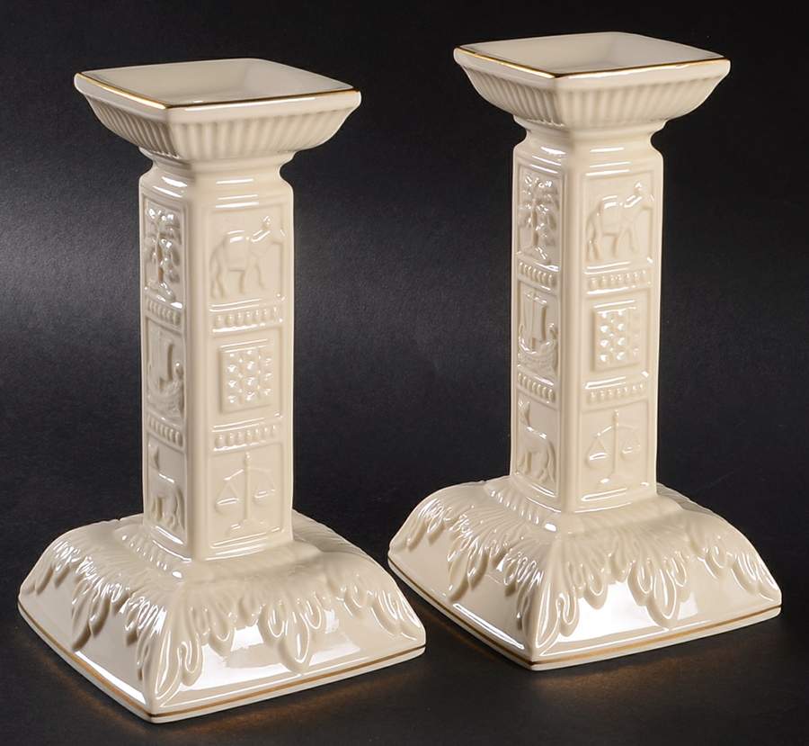 Judaic Collection Sabath Candlesticks (Pair) - (Set Of 2) Sabbath Candlesticks by Lenox-1