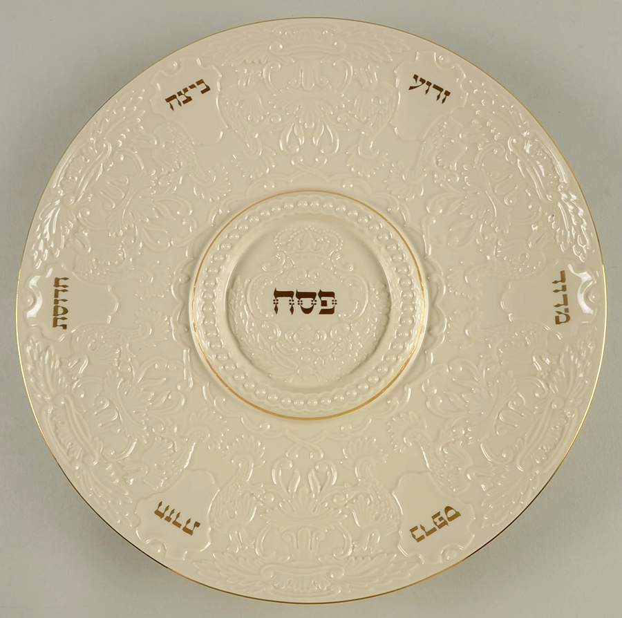Judaic Collection Seder Plate - Sedar Plate by Lenox-1