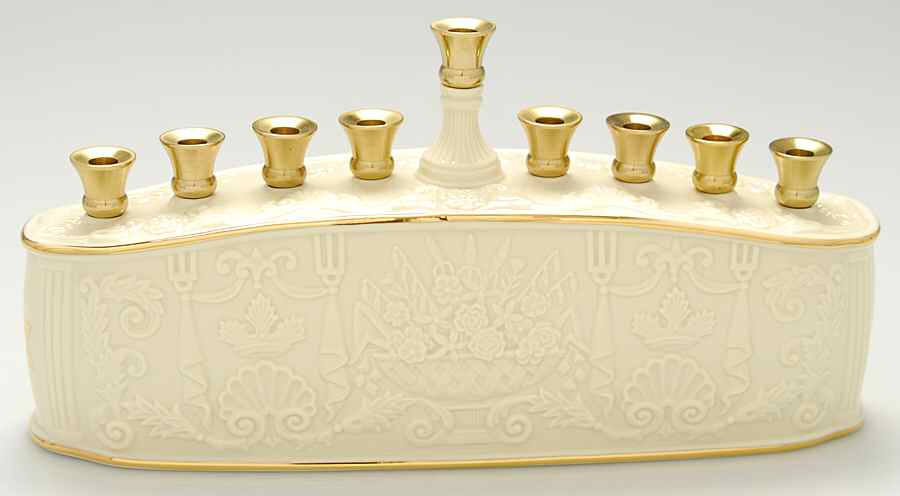 Judaic Collection Menorah Candleholder Centerpiece - Menorah Candle Centerpiece by Lenox-1