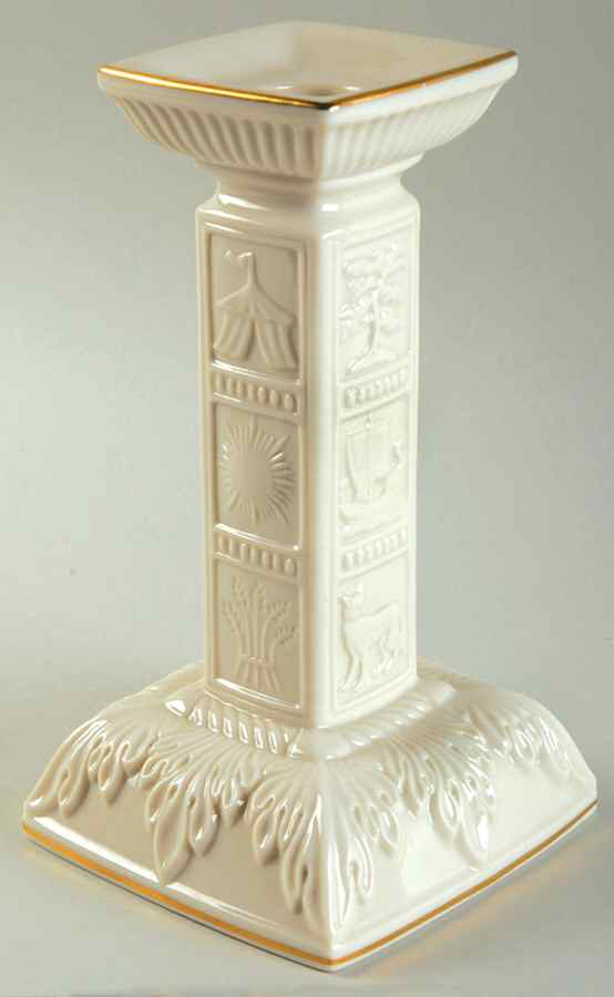 Judaic Collection Sabbath Candleholder - Sabbath Candlestick by Lenox-1