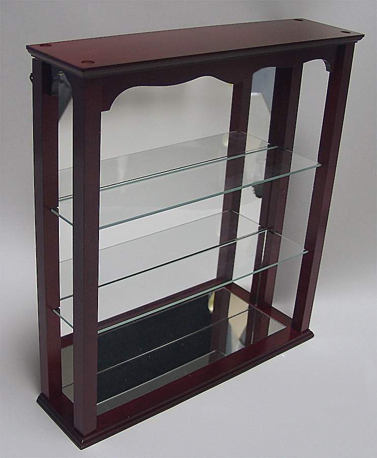 Miniature Santa Collection Wooden Display Shelf - Display Rack Wood by Lenox-1