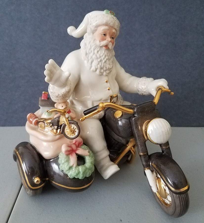 Annual Santa-Figurine Santa's Christmas Ride-Classic Editon - Boxed by Lenox-1