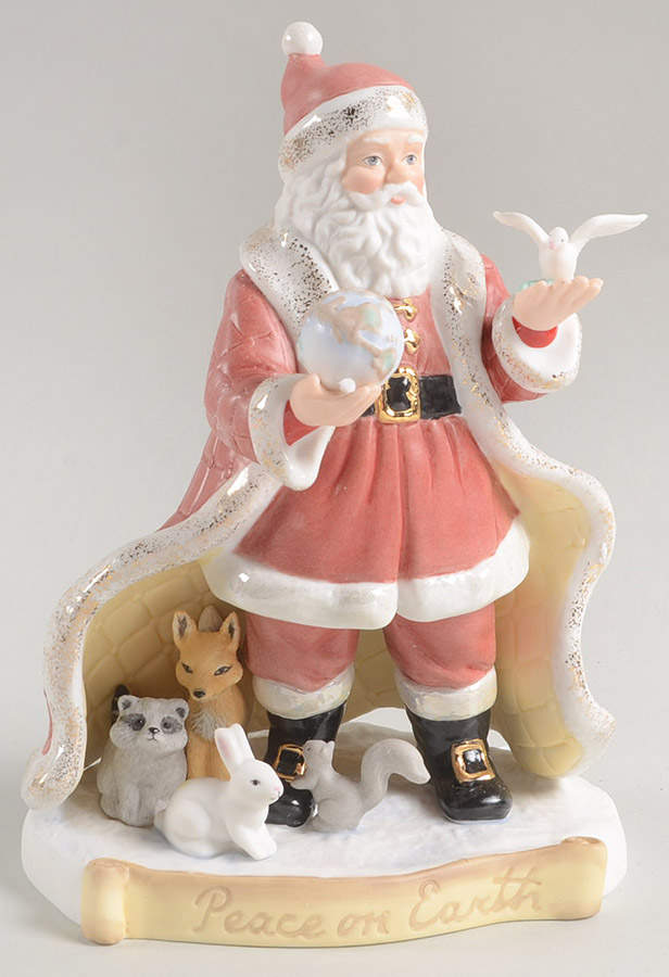 Annual Santa-Figurine Peace On Earth  - Anniversary Edition - Boxed by Lenox-1
