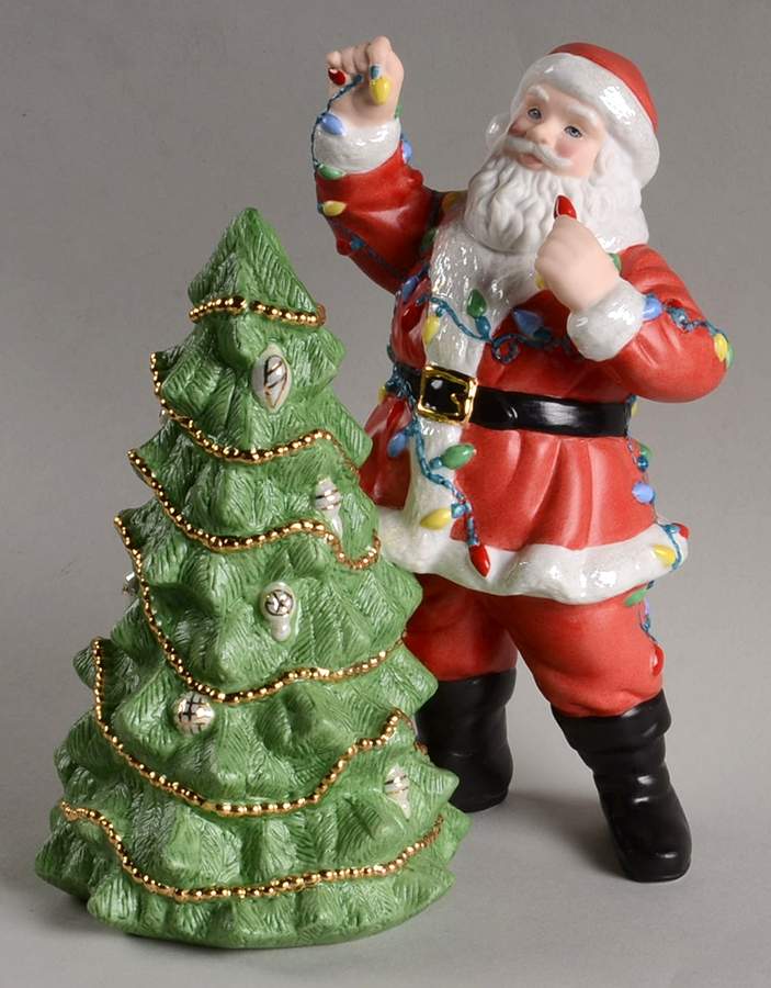 Annual Santa-Figurine Santa's Bright Christmas - No Box by Lenox-1