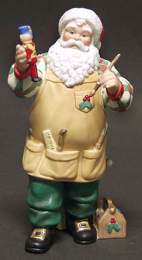 Annual Santa-Figurine Santa-Toymaker - Boxed by Lenox-1