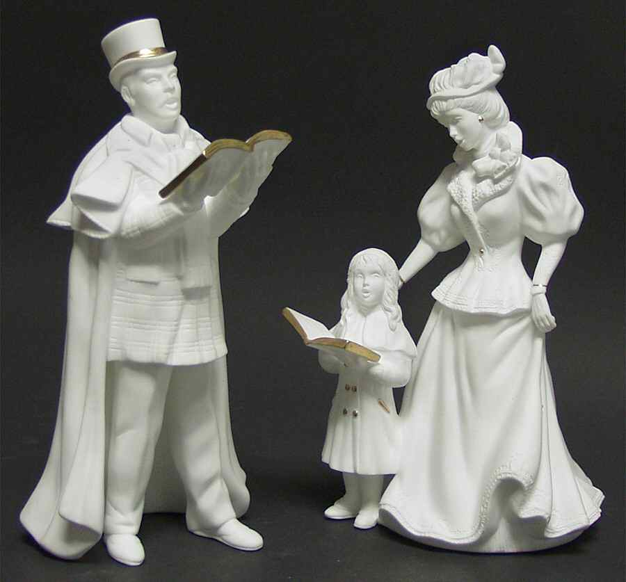 Musical Christmas Figurines Carolers-We Wish You A Merry Christmas - Boxed by Lenox-1