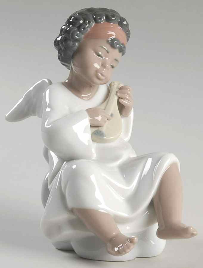 Black Legacy Collection An Angel's Tune - Boxed by Lladro-1