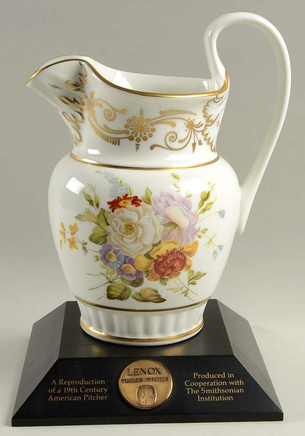 Smithsonian Collection Tucker Pitcher With Base - No Box by Lenox-1