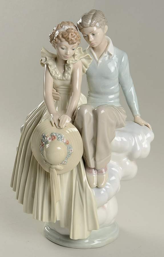 Norman Rockwell Young Love - No Box by Lladro-1