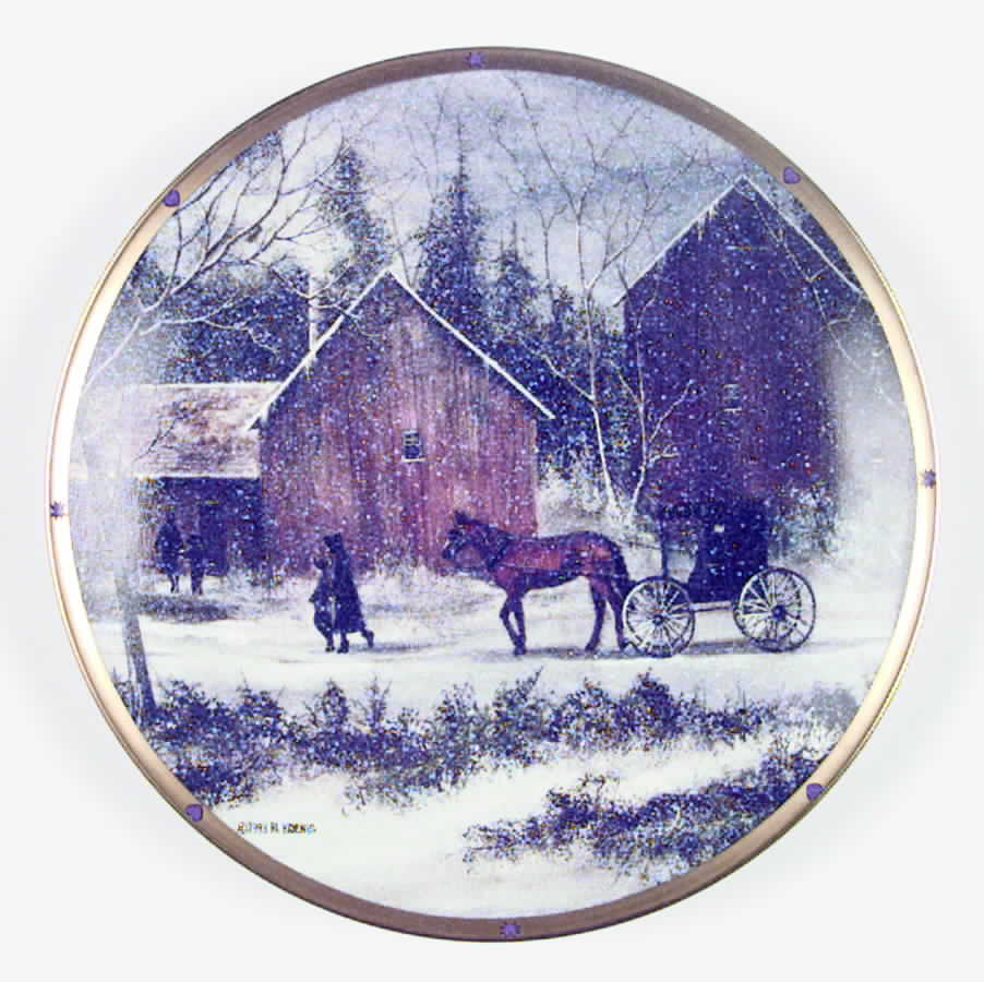 Plain Folk Snowy Day - Boxed by Lenox-1
