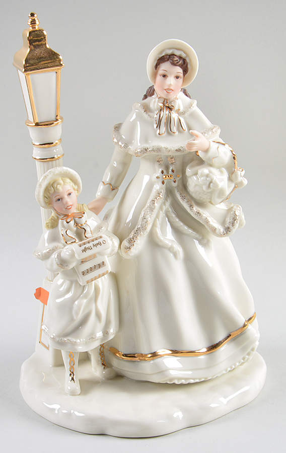 Lenox Christmas Figurine Caroling By Lamplight - Boxed by Lenox-1