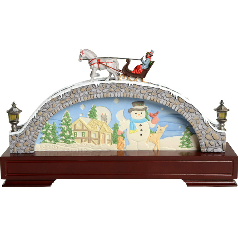 Lenox Christmas Figurine Over The Bridge And Through The Woods - Boxed by Lenox-1