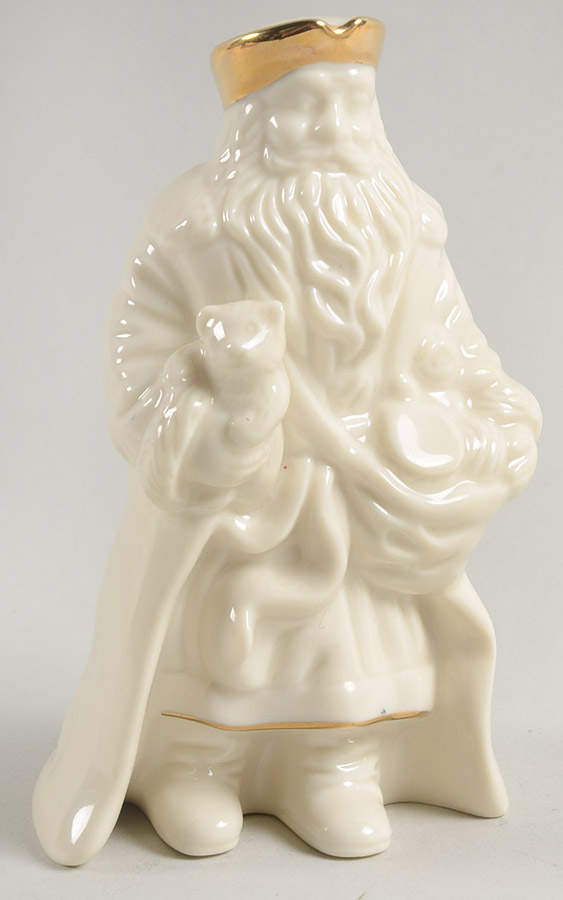 Ivory & Gold Santa Miniatures Santa With Presents - No Box by Lenox-1