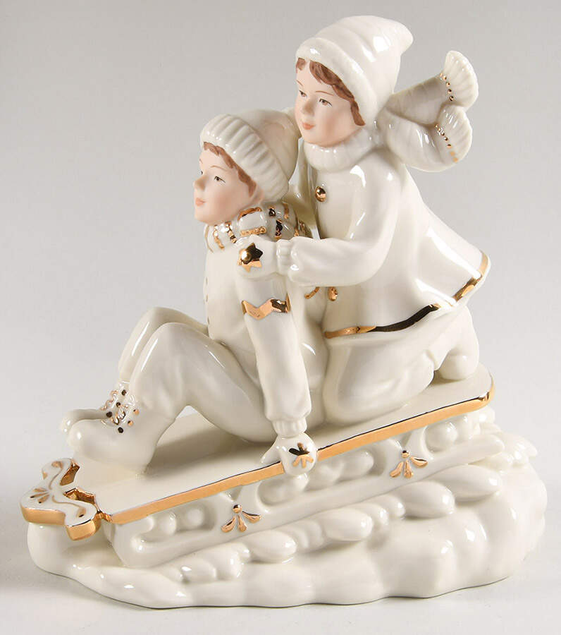 Lenox Christmas Figurine Snowy Day Celebration - Boxed by Lenox-1