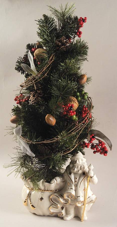 Lenox Christmas Figurine Say It With Silk Topiary - No Box by Lenox-1
