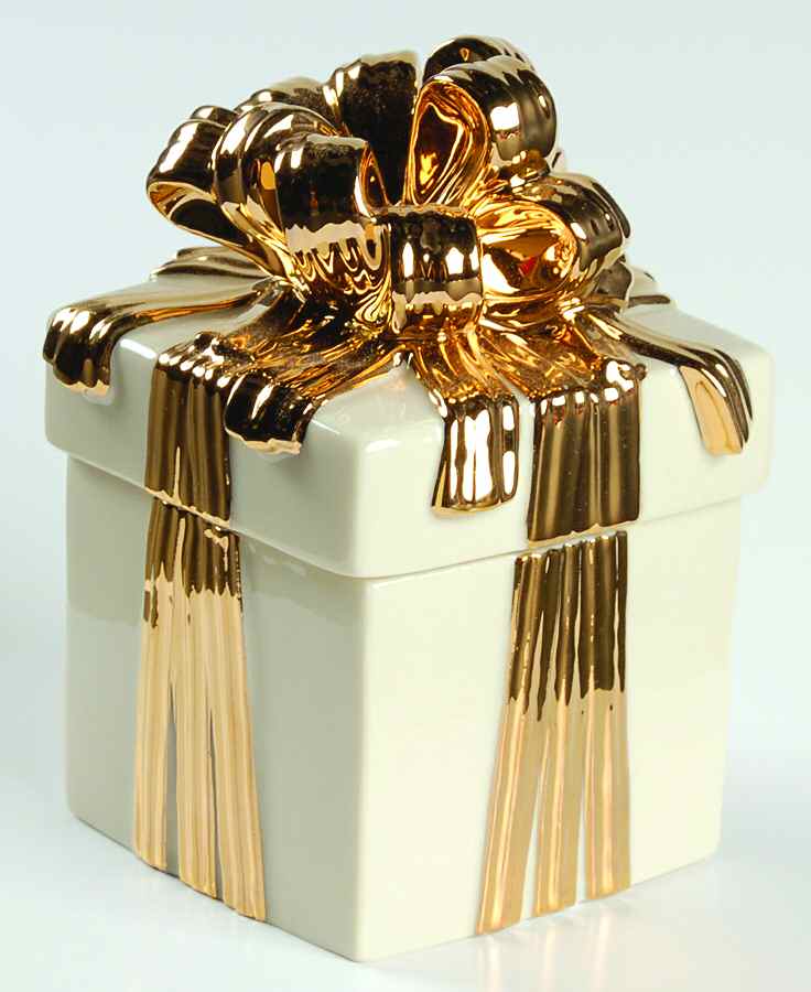Lenox Christmas Figurine Ribbons & Bows Keepsake Box - No Box by Lenox-1