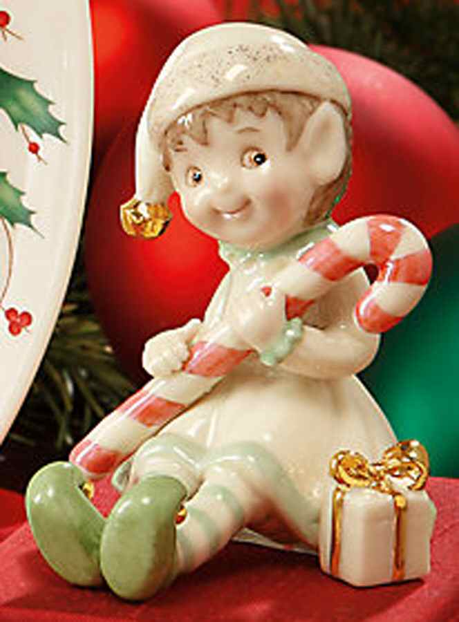 Lenox Christmas Figurine Girl Elf - Boxed by Lenox-1