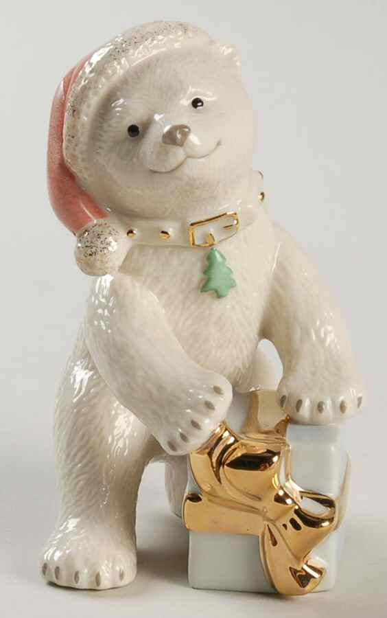 Lenox Christmas Figurine Christmas Cub - No Box by Lenox-1
