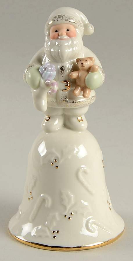 Lenox Christmas Figurine Santa's Joyous Jingle Bell - No Box 108 by Lenox-1