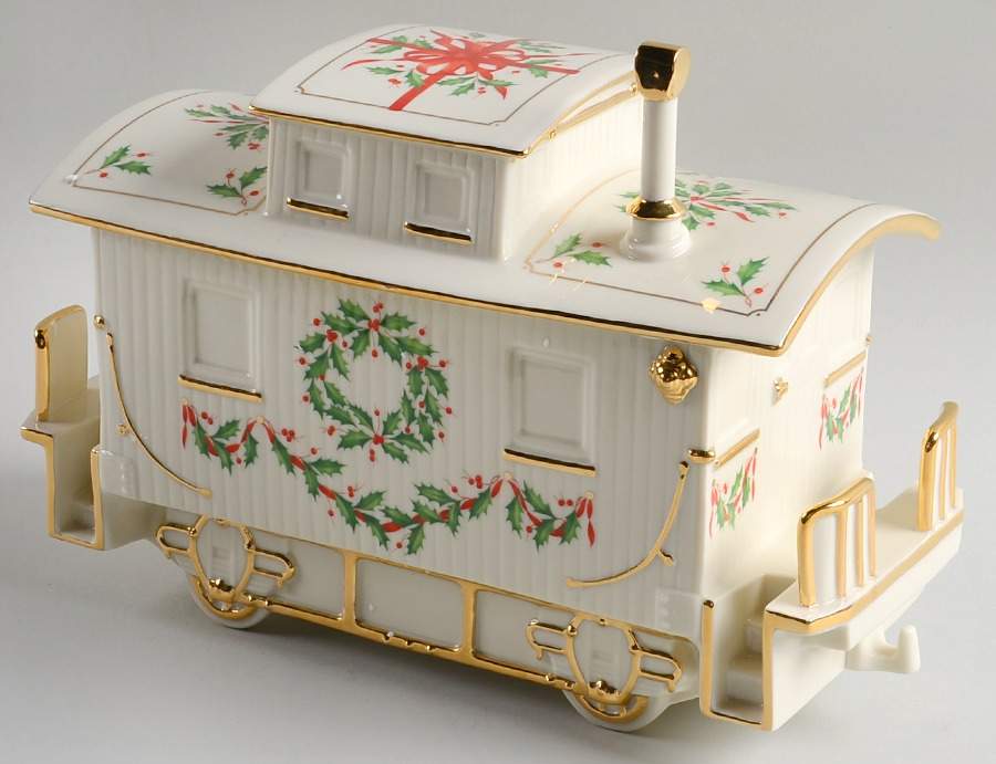 Holiday Junction Caboose-Box - Boxed by Lenox-1