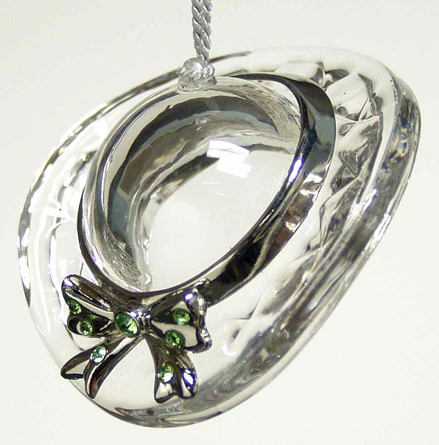 Pave Jewels-Crystal Milliner's Hat - Boxed by Lenox-1