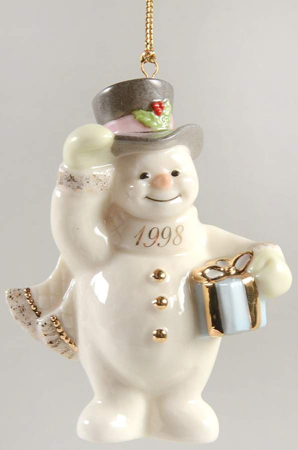 Annual Snowman-Ornament A Frosty Morning - No Box by Lenox-1