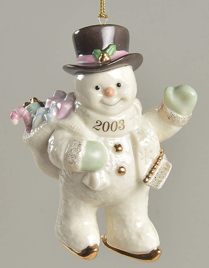 Annual Snowman-Ornament Skating Into The Holidays - Boxed by Lenox-1