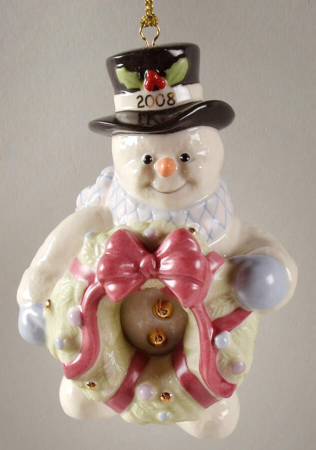 Annual Snowman-Ornament Decorating For Christmas - Boxed by Lenox-1