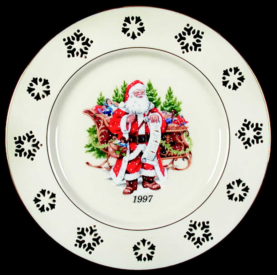 Santas Spirit of Christmas Santa's List - No Box by Lenox-1