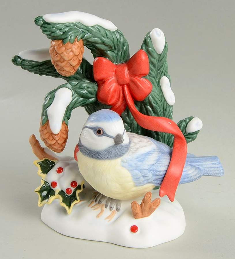 Christmas Birds Christmas Blue Titmouse - No Box by Lenox-1