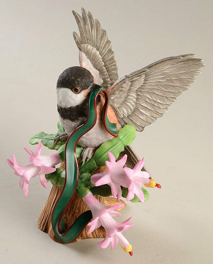 Christmas Birds Chestnut-Backed Chickadee - Boxed by Lenox-1