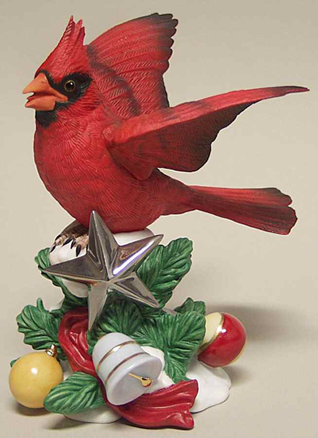 Christmas Birds Yuletide Cardinal-Ornaments - No Box by Lenox-1