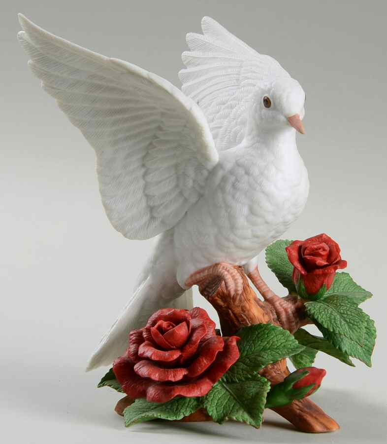 Christmas Birds Christmas Dove - Wings Up - No Box by Lenox-1