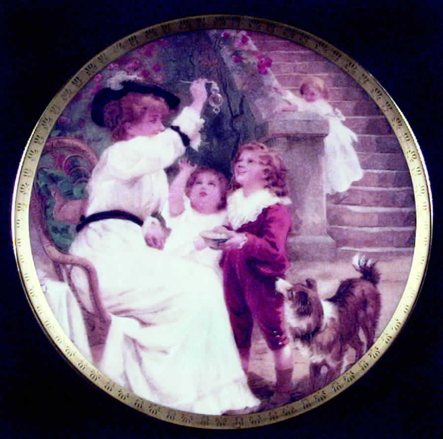 Lenox Mothers Day Plate Chasing Bubbles - No Box by Lenox-1