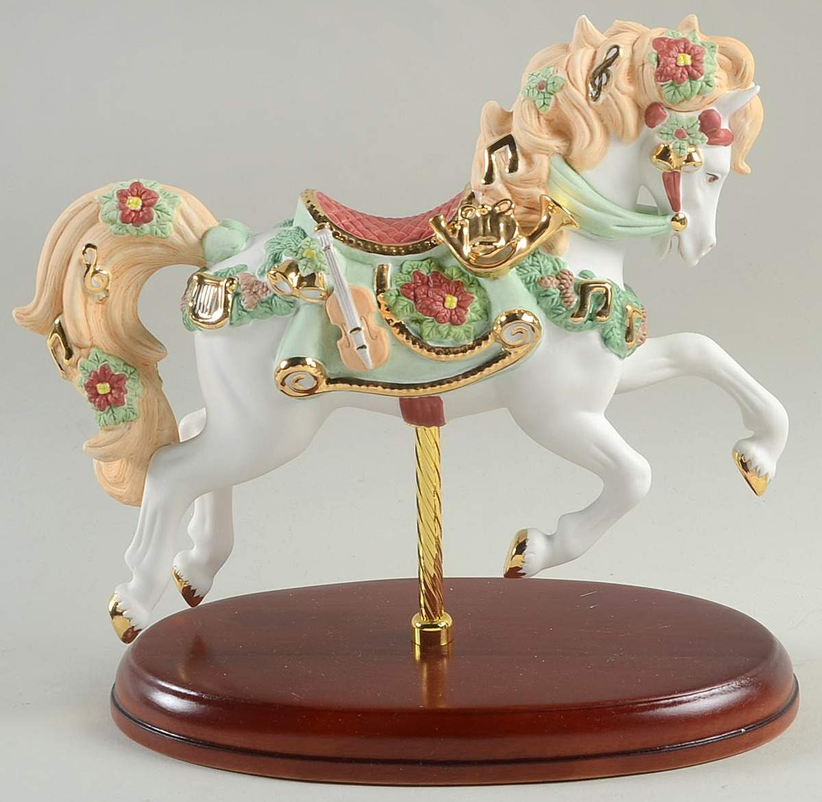 Christmas Carousel Animals 2016 Christmas Carousel Horse - Boxed by Lenox-1