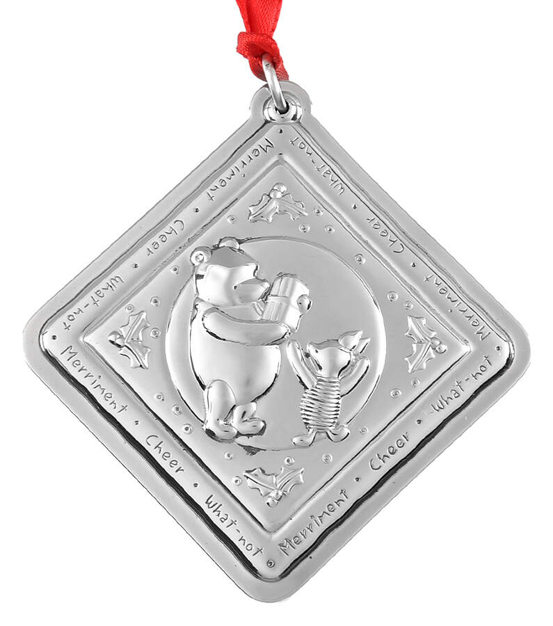 Winnie The Pooh Medallion Merriment, Cheer & What Not - No Box by Lunt Silver-1