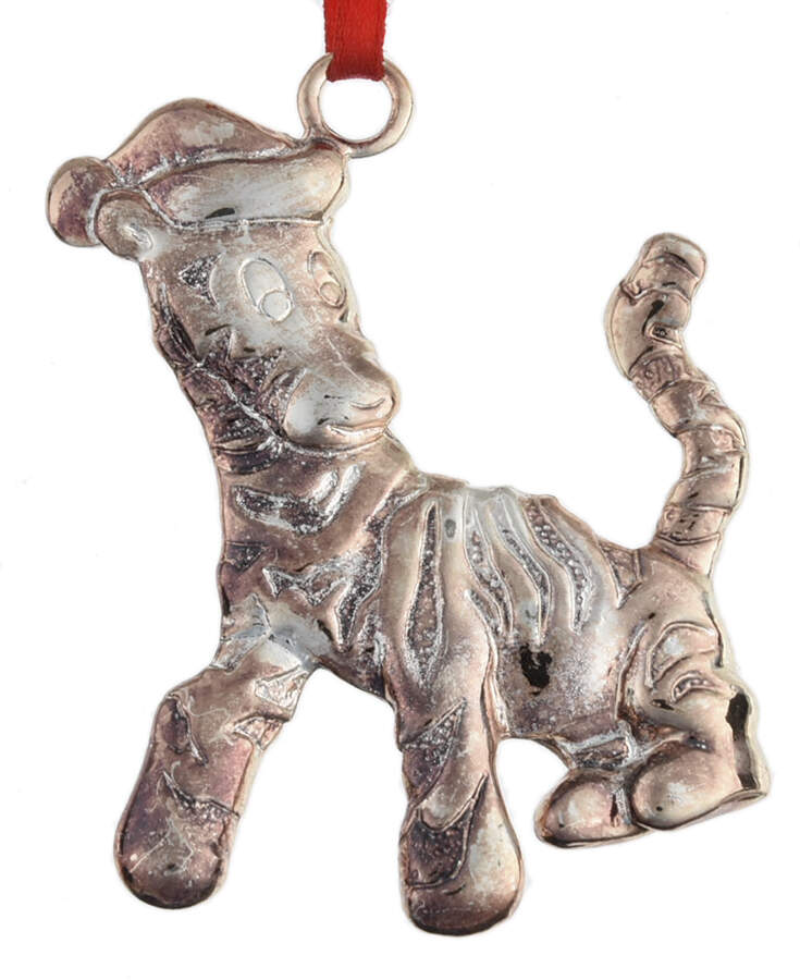 Classic Pooh Tigger In A Santa Hat - Boxed by Lunt Silver-1