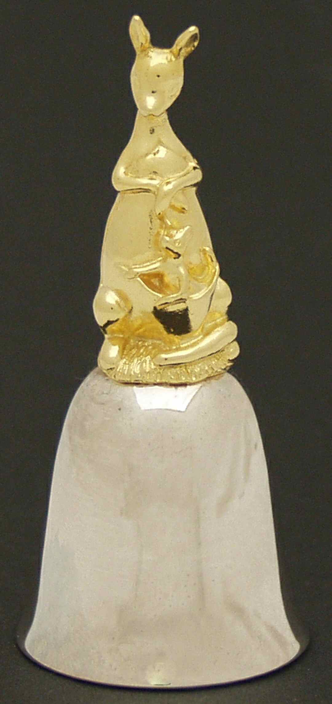 Classic Pooh Kanga & Roo Bell - No Box by Lunt Silver-1