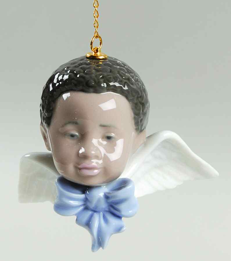 Seraph  Angels Ornaments Seraph With Bow - Boxed by Lladro-1