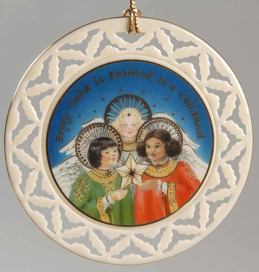 Kathy Lee Gifford-Ornament Every Child Is Entitled To A Childhood - Boxed by Lenox-1