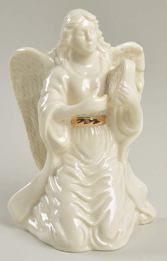 Inspirational Collection-Porcelain Angel With Lyre/Harp - No Box by Lenox-1